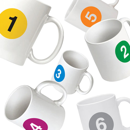 Tasse en céramique Ligne de métro