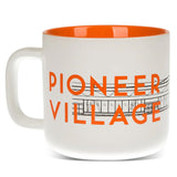 Pioneer Village Station Mug, Orange