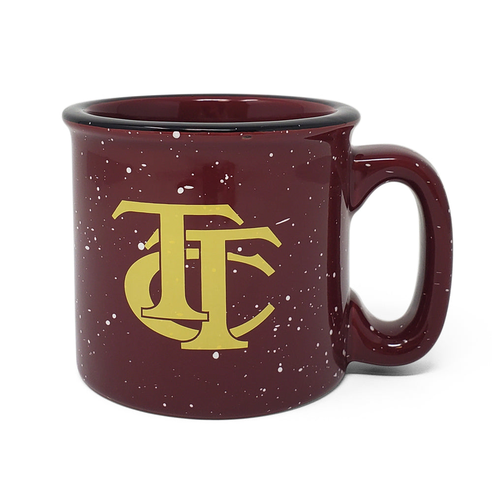 Tasse de camping rétro