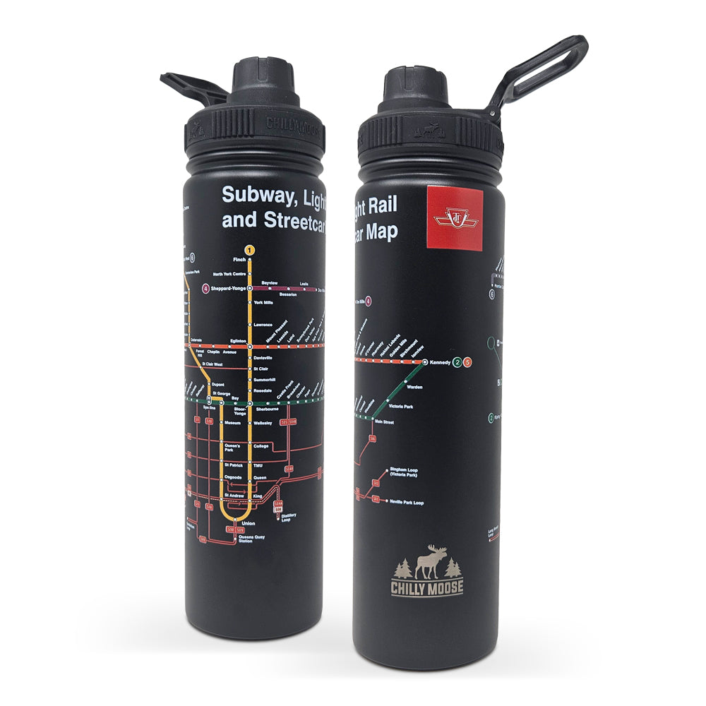 Subway, Light Rail and Streetcar Map Bottle