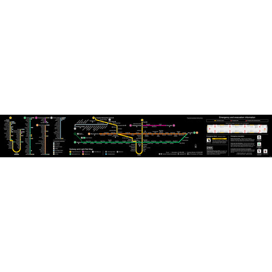 TTC Subway Map, New