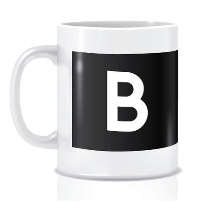 Bloor-Yonge Font Alphabet Mug