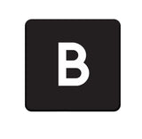 Bloor-Yonge Font Alphabet Coaster