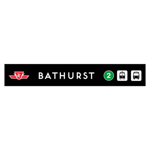 Bathurst Wooden Station Sign