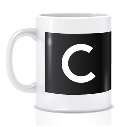 Bloor-Yonge Font Alphabet Mug