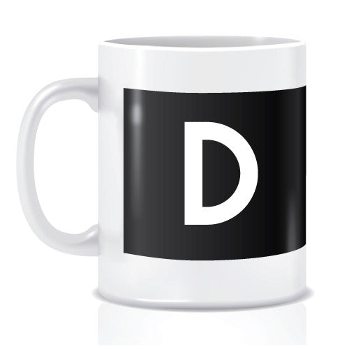 Bloor-Yonge Font Alphabet Mug
