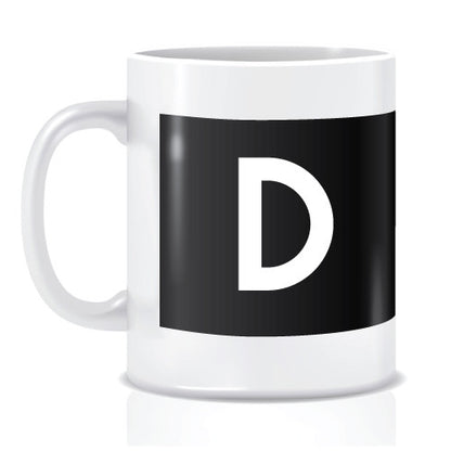 Bloor-Yonge Font Alphabet Mug