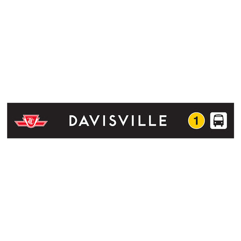 Davisville Wooden Station Sign