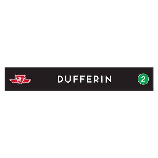Dufferin Wooden Station Sign