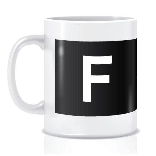 Bloor-Yonge Font Alphabet Mug
