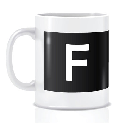 Bloor-Yonge Font Alphabet Mug