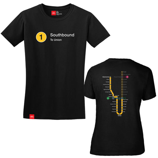 T-shirt Southbound Line - Femme