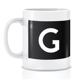 Bloor-Yonge Font Alphabet Mug