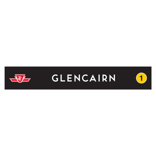 Panneau en bois de la gare de Glencairn