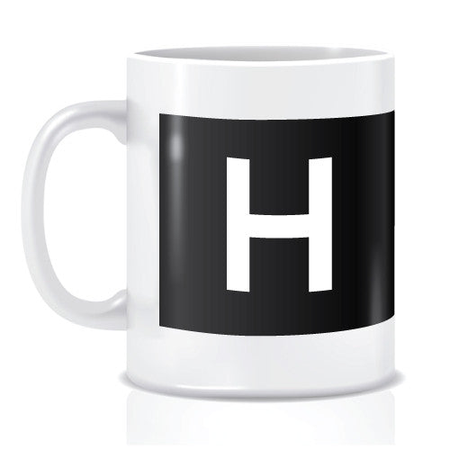 Bloor-Yonge Font Alphabet Mug
