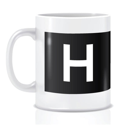 Bloor-Yonge Font Alphabet Mug