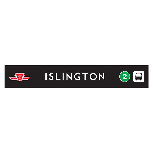 Islington Wooden Station Sign