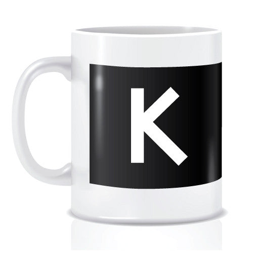 Bloor-Yonge Font Alphabet Mug