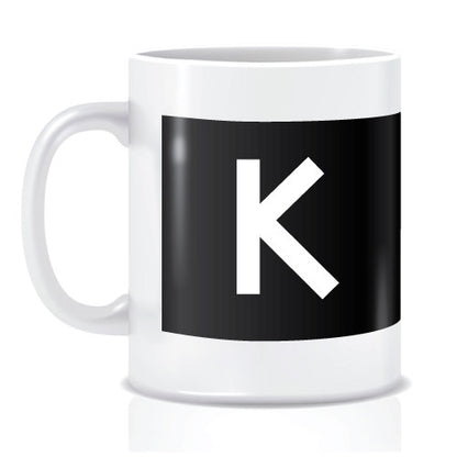Bloor-Yonge Font Alphabet Mug