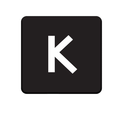 Bloor-Yonge Font Alphabet Coaster