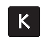 Bloor-Yonge Font Alphabet Coaster