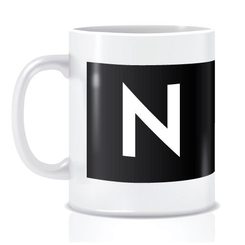 Bloor-Yonge Font Alphabet Mug