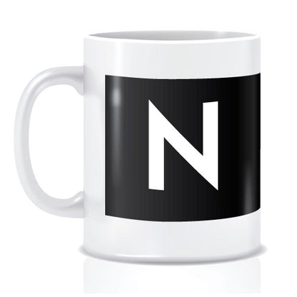 Bloor-Yonge Font Alphabet Mug