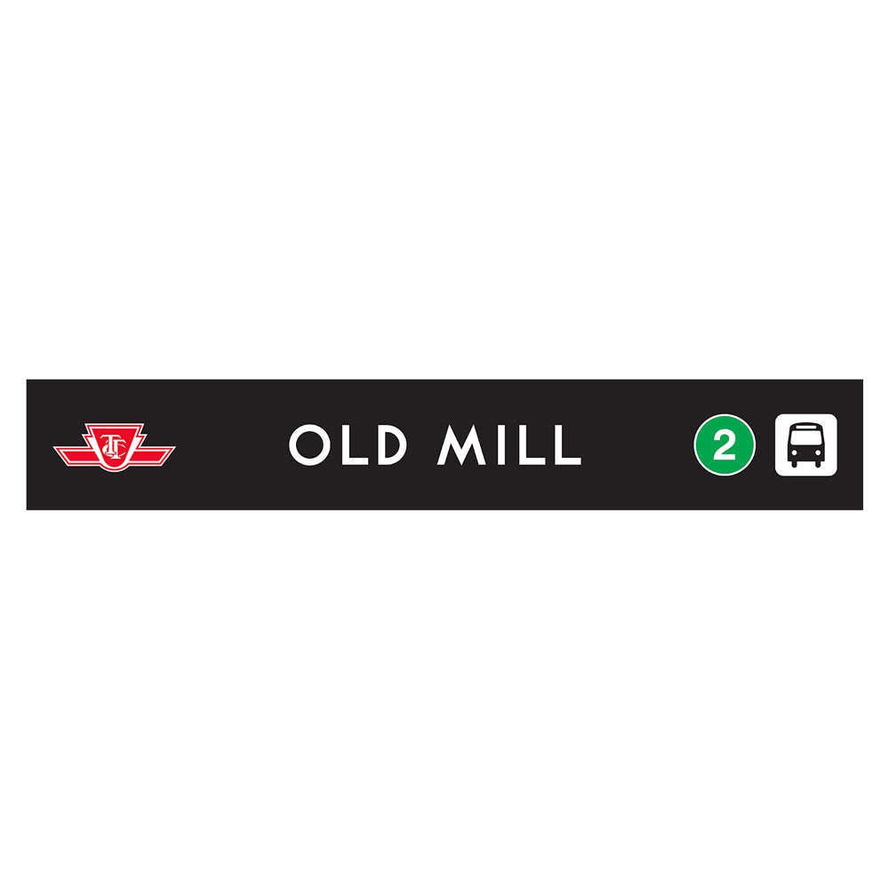 Panneau de gare en bois OLD MILL
