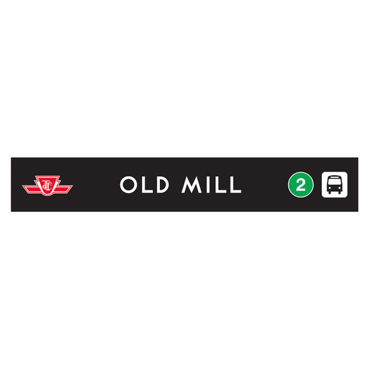 Panneau de gare en bois OLD MILL