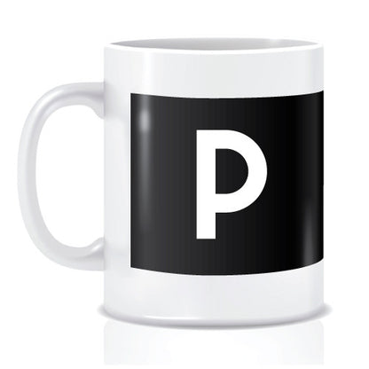 Bloor-Yonge Font Alphabet Mug