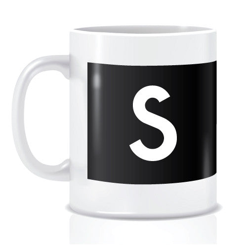 Bloor-Yonge Font Alphabet Mug