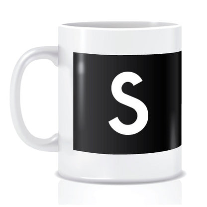 Bloor-Yonge Font Alphabet Mug