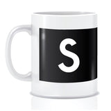 Bloor-Yonge Font Alphabet Mug