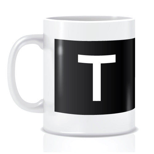 Bloor-Yonge Font Alphabet Mug