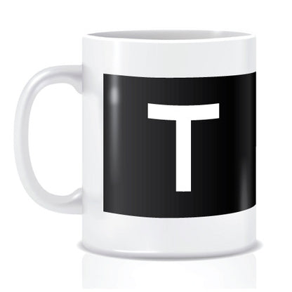 Bloor-Yonge Font Alphabet Mug