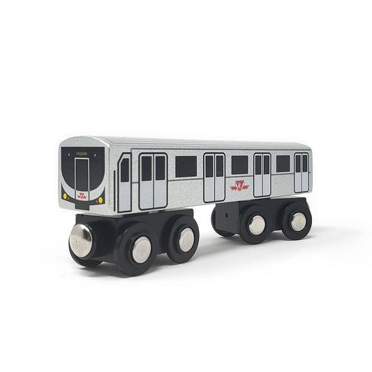 Wagon de métro en bois de la TTC