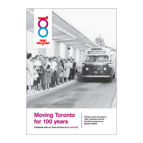 TTC100 Decade Poster, 1950s