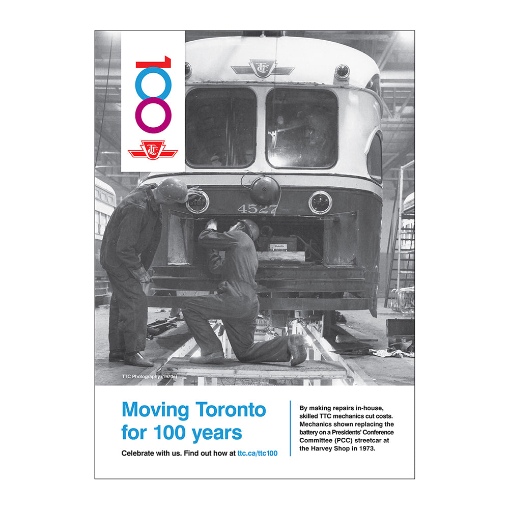 TTC100 Decade Poster, 1970s