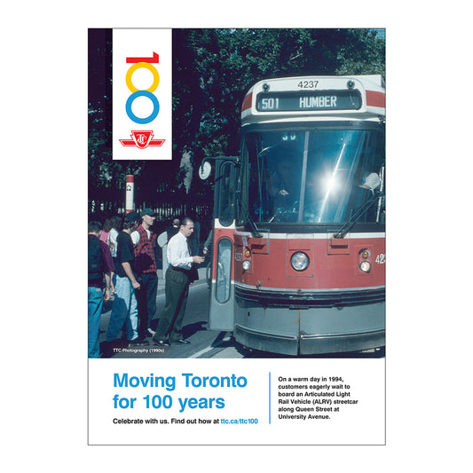 Affiche de la décennie TTC100, années 1990