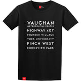 New Stations T-Shirt, Black - Men's