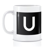 Bloor-Yonge Font Alphabet Mug