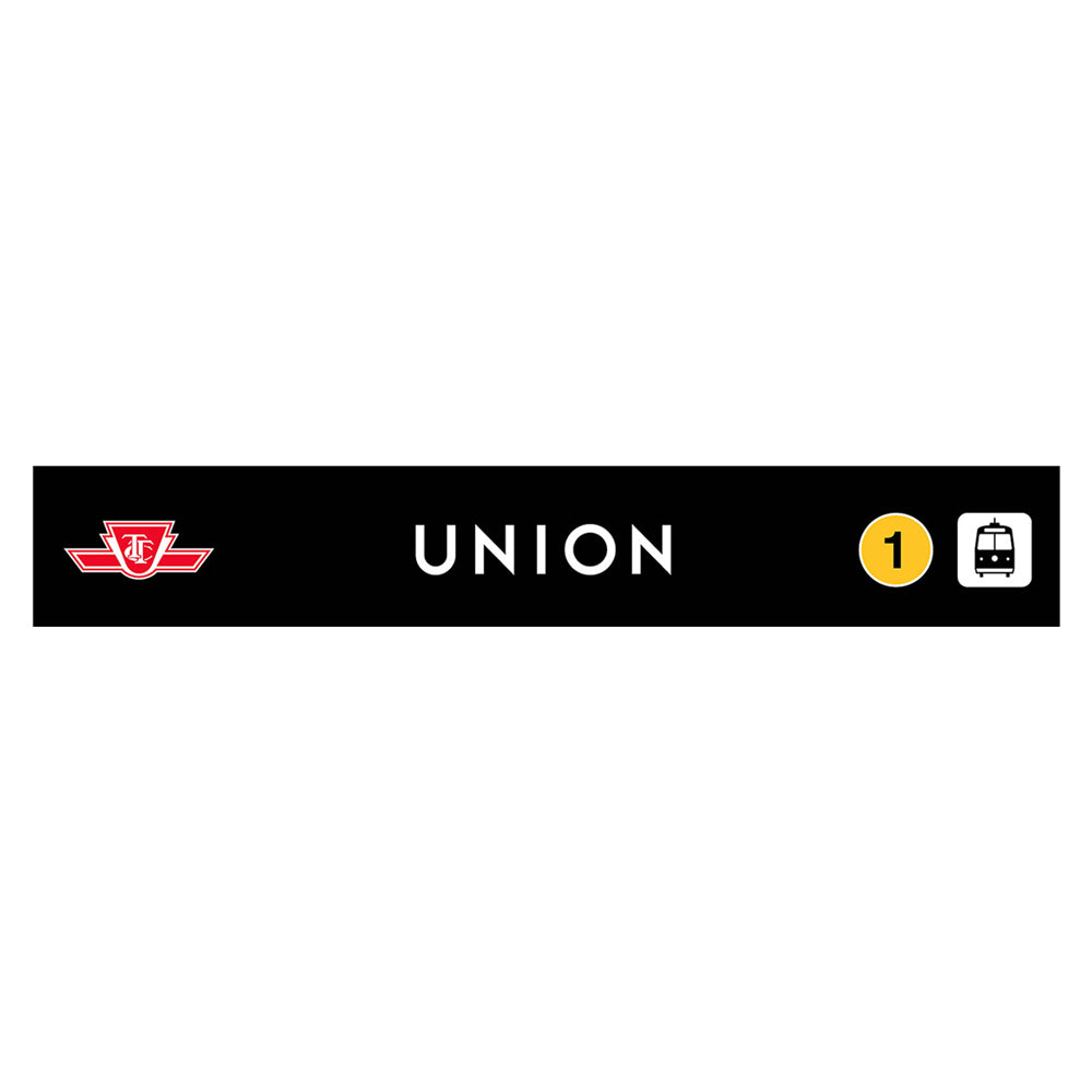 Union Wooden Station Sign