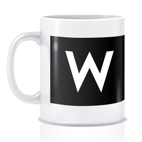 Bloor-Yonge Font Alphabet Mug