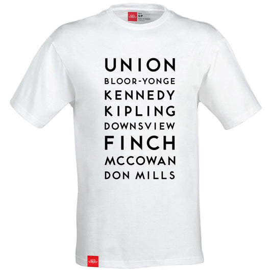 T-shirt Stations, blanc - Enfant/Jeune