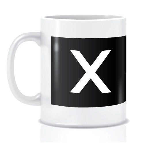 Bloor-Yonge Font Alphabet Mug