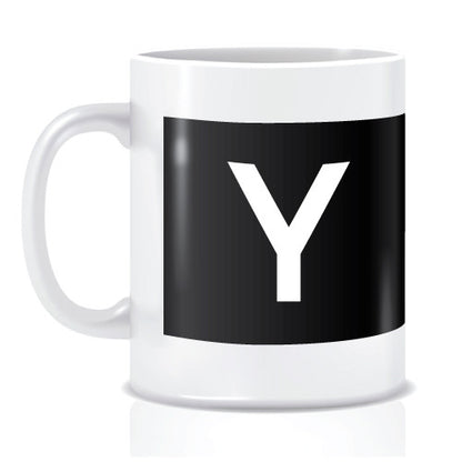 Bloor-Yonge Font Alphabet Mug