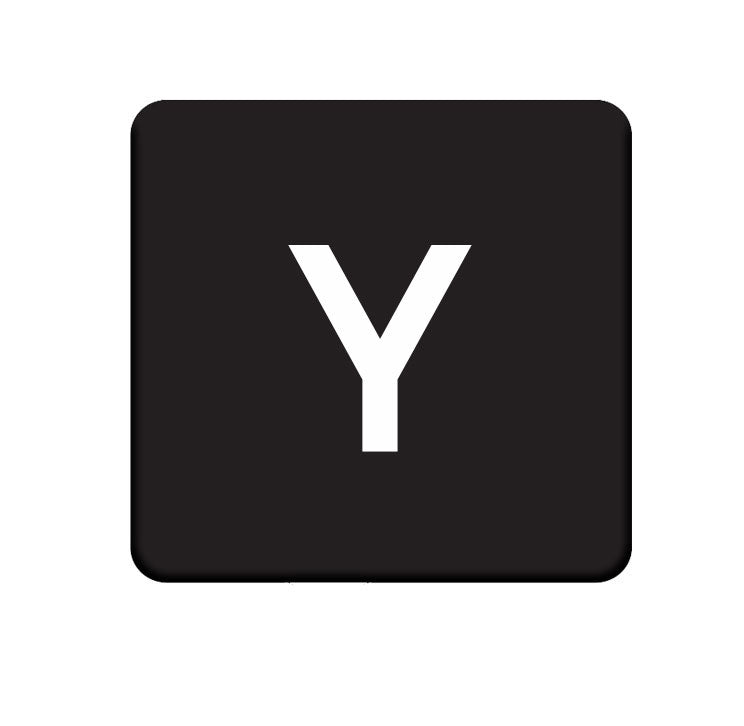 Bloor-Yonge Font Alphabet Coaster