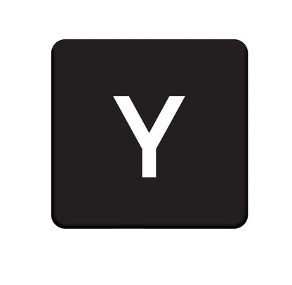 Bloor-Yonge Font Alphabet Coaster