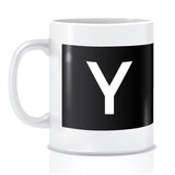 Bloor-Yonge Font Alphabet Mug