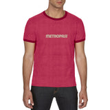 Retro Metropass T-Shirt, Men's-Heather Red